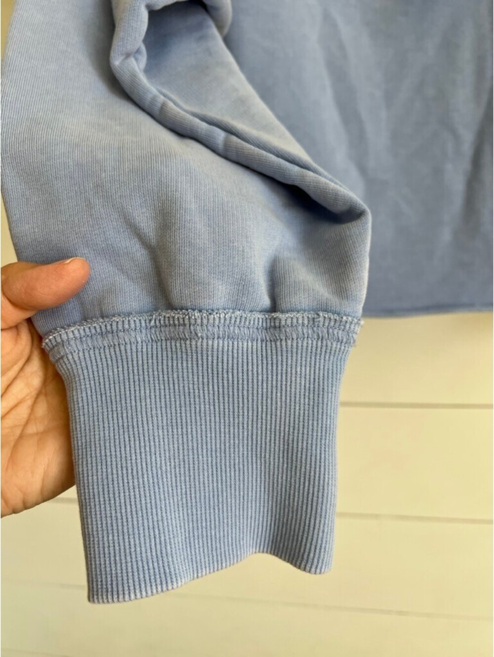 NWT Joy Lab Cropped Sweatshirt Women's XXL Blue Athleisure Workout Lounge Yoga - Picture 2 of 9